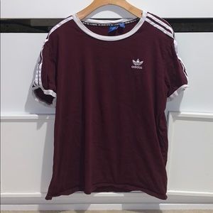 Maroon Short-sleeve Adidas